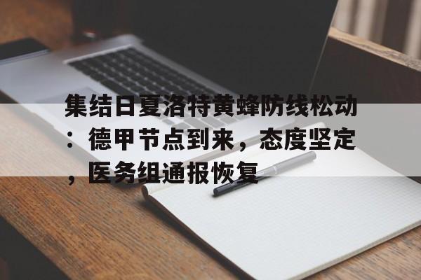 开云APP下载-集结日夏洛特黄蜂防线松动：德甲节点到来，态度坚定，医务组通报恢复的简单介绍